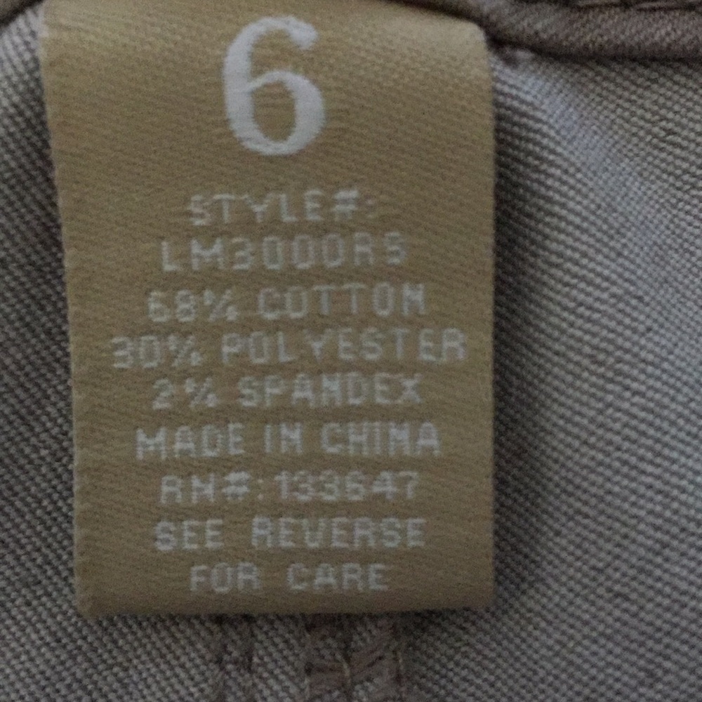 Liverpool khaki, saddle straight